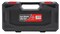 Red & Black Tool Set General Household Hand Tool Kit with Plastic Toolbox Storage Case